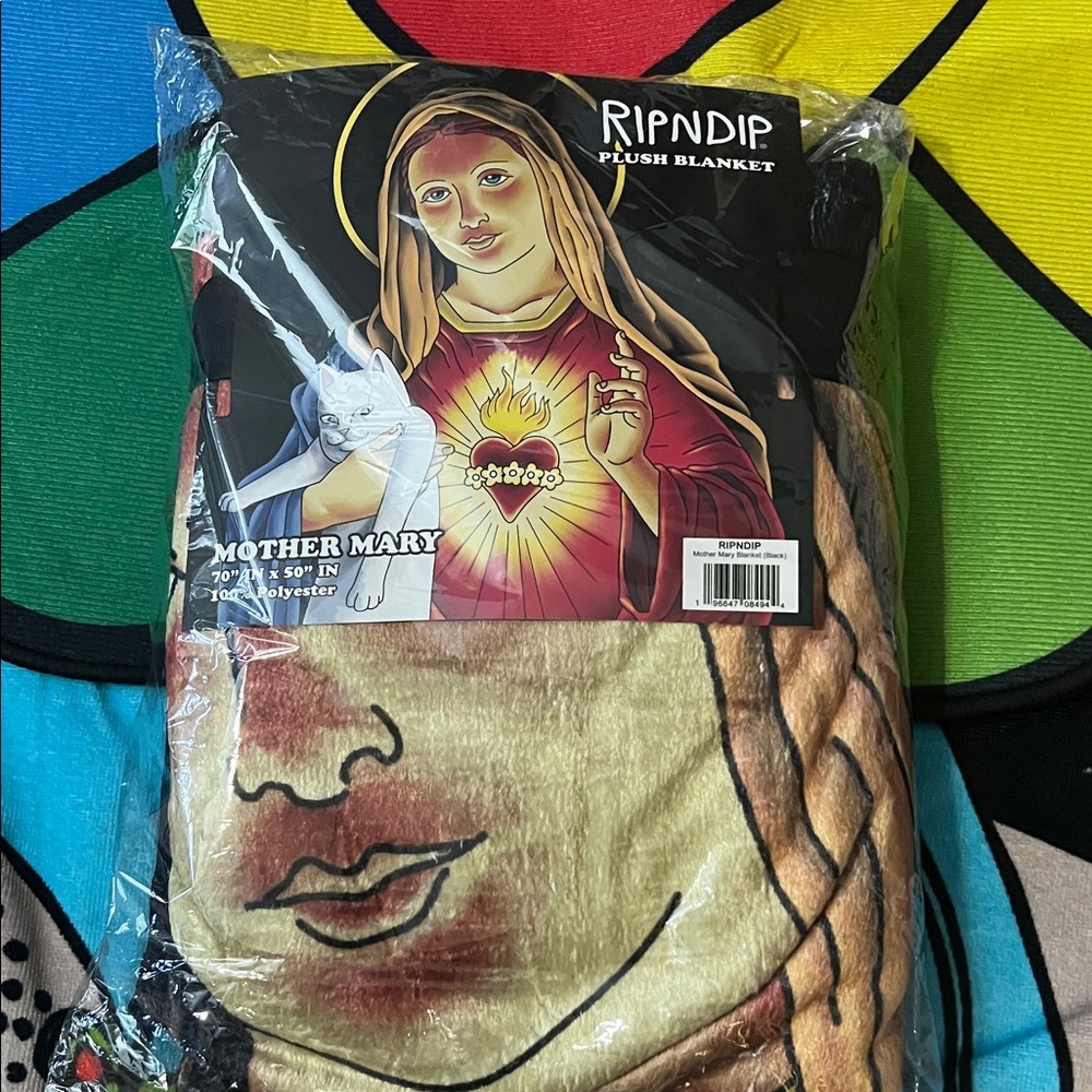 Ripndip MOTHER MARY BLANKET (BLACK) - Picture 5 of 7